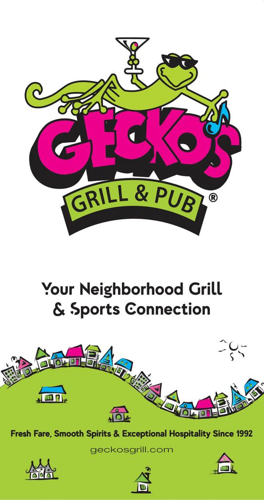 Geckos Grill and Pub Menu