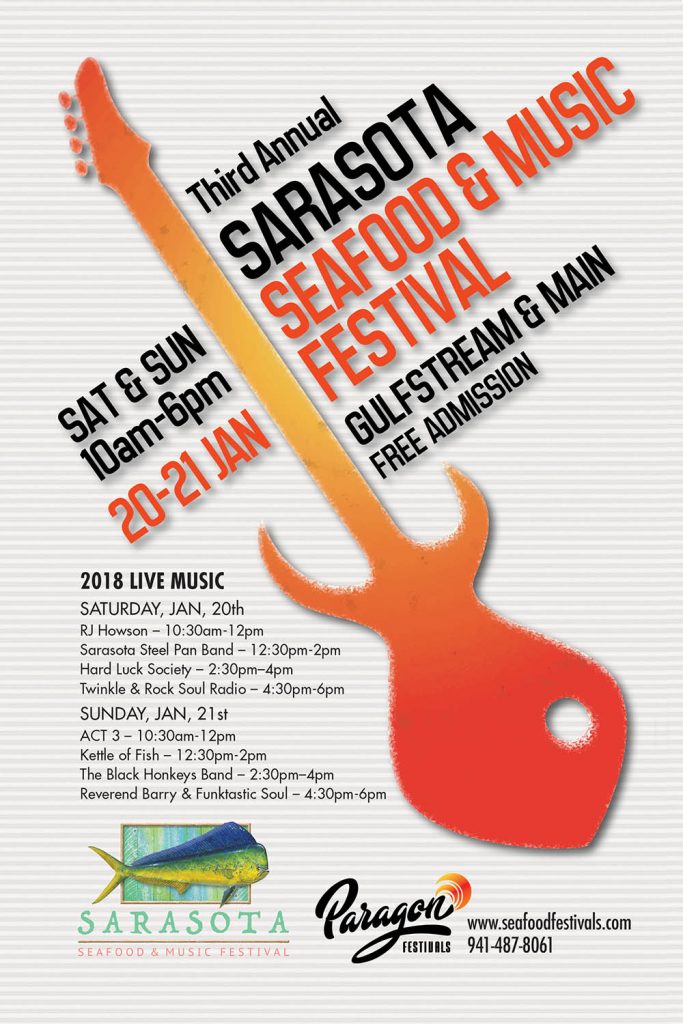 Sarasota Seafood Music Festival - Poster