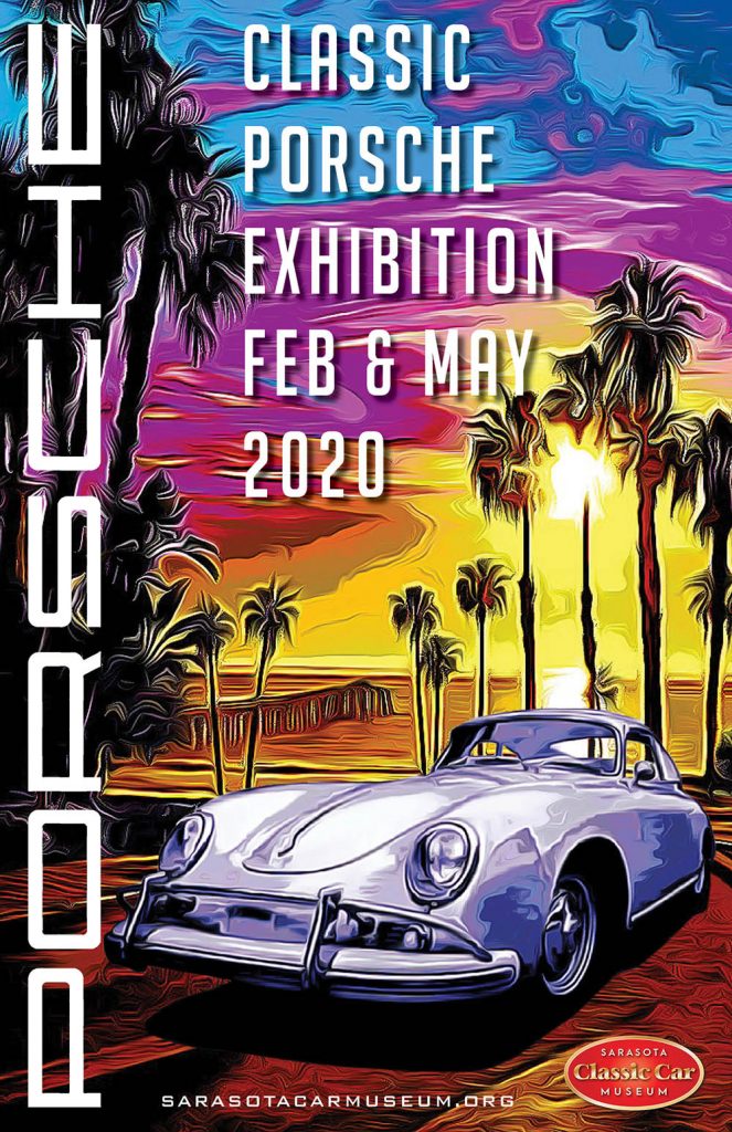 Sarasota Classic Car Museum - Porsche Exbihition Poster