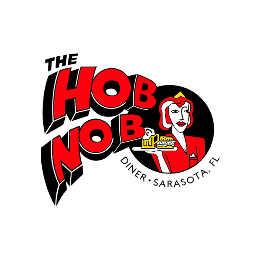 Hob Nob Diner - LOGO - www.graphic.guru - 941-376-3130