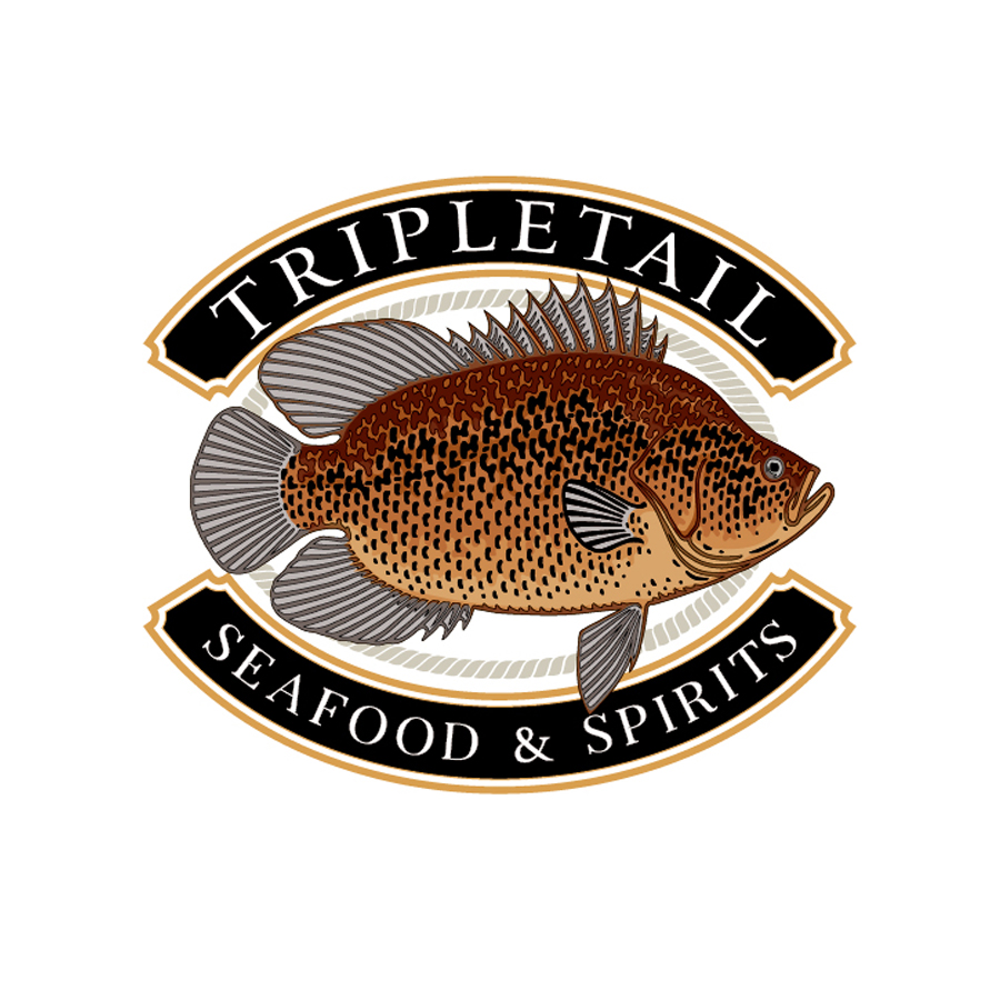 Tripletail Seafood and Spirits - LOGO - www.graphic.guru - 941-3